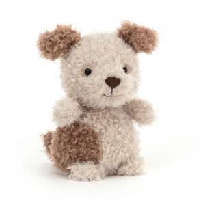 Peluche Jellycat Little Pup,7.1in x 3.9in x 3.1in Marrom | Portugal SYVKR-1328