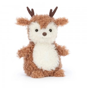 Peluche Jellycat Little Reindeer,7.1in x 3.9in x 3.1in Marrom | Portugal YKORN-0472