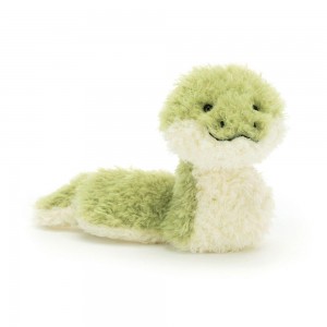 Peluche Jellycat Little Snake,16cm x 8cm x 21cm Verdes | Portugal GXLRE-5804
