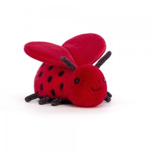Peluche Jellycat Loulou Love Bug,6cm x 8cm x 13cm Vermelhas | Portugal LPYSK-7462