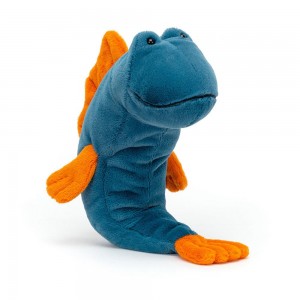 Peluche Jellycat Mack Mudskipper,23cm x 9cm x 20cm Azuis | Portugal BDRWQ-0641
