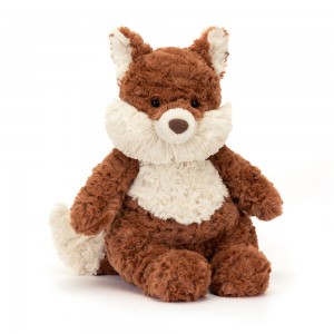 Peluche Jellycat Mortimer Fox,26cm x 12cm x 8cm Laranja | Portugal POEUI-0852