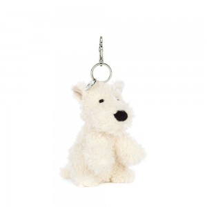 Peluche Jellycat Munro Scottie Dog,16cm x 6cm x 5cm Branco | Portugal RNWSO-8974
