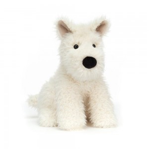 Peluche Jellycat Munro Scottie Dog,9.8in x 5.9in x 5.5in Branco | Portugal JIAEO-8914