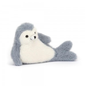 Peluche Jellycat Nauticool Roly Poly Seal,11cm x 14cm x 5cm Cinzentas | Portugal INBMP-9457