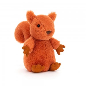 Peluche Jellycat Nippit Squirrel,14cm x 7cm x 6cm Laranja | Portugal FQNLW-7831