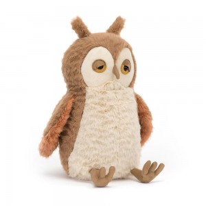 Peluche Jellycat Oakley Owl,28cm x 11cm x 12cm Marrom | Portugal JZFAO-5472