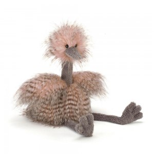 Peluche Jellycat Odette Ostrich,44cm x 12cm x 18cm Rosa | Portugal EJUQX-7645