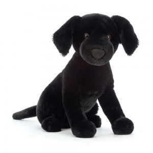 Peluche Jellycat Pippa Black Labrador,9.4in x 5.1in x 8.3in Pretas | Portugal IGBDZ-1748