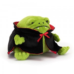 Peluche Jellycat Ricky Rain Frog Vampire,15cm x 16cm x 18cm Verdes | Portugal PFYRN-2156