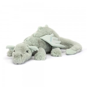 Peluche Jellycat Sage Dragon Huge,19cm x 20cm x 66cm Verdes | Portugal UYJWC-0824