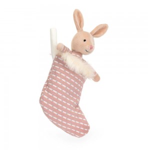 Peluche Jellycat Shimmer Stocking Coelhinha,20cm x 9cm x 2cm Bege | Portugal JNHYC-8475