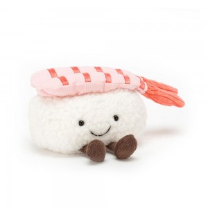 Peluche Jellycat Silly Sushi Nigiri,11cm x 11cm x 7cm Branco | Portugal DZKFX-8392