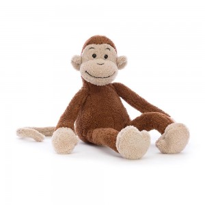 Peluche Jellycat Slackajack Monkey,36cm x 9cm x 8cm Marrom | Portugal TRONH-8934