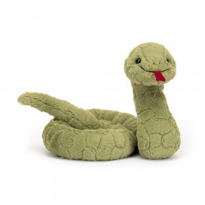 Peluche Jellycat Stevie Snake,19cm x 10cm x 24cm Verdes | Portugal JLMBG-3926