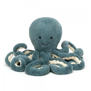 Peluche Jellycat Storm Octopus,27cm x 10cm x 10cm Azuis | Portugal CGAVO-2407