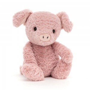 Peluche Jellycat Tumbletuft Pig,7.9in x 3.5in x 3.1in Rosa | Portugal EMIHX-7892