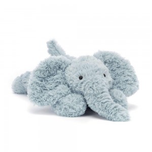 Peluche Jellycat Tumblie Elephant,15cm x 11cm x 36cm Azuis | Portugal KGMIY-9865