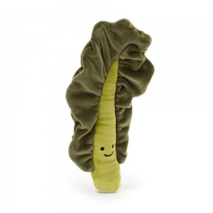 Peluche Jellycat Vivacious Vegetable Kale Leaf,22cm x 7cm x 3cm Verdes | Portugal SHRZF-8931
