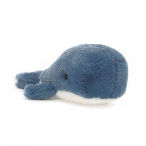 Peluche Jellycat Wavelly Whale,8cm x 6cm x 13cm Azuis | Portugal YLNGS-0417