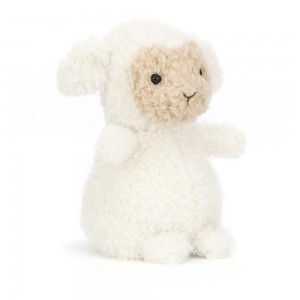 Peluche Jellycat Wee Lamb,4.7in x 2.8in x 2.4in Branco | Portugal UKVYI-4583