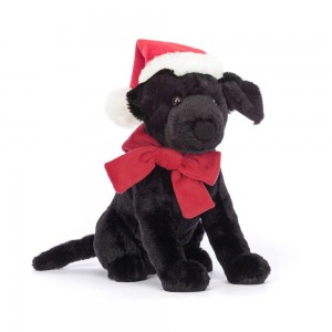 Peluche Jellycat Winter Warmer Pippa Labrador,8.7in x 3.1in x 5.9in Pretas | Portugal BSEWV-7328