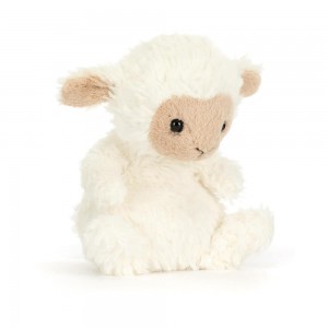 Peluche Jellycat Yummy Lamb,5.9in x 3.1in x 2.8in Branco | Portugal EHWFN-0428