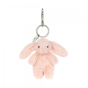 Porta-Chaves Jellycat Bashful Coelhinha Blush,15cm x 4cm x 3cm Rosa | Portugal VNJXI-0563