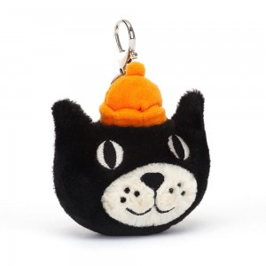 Porta-Chaves Jellycat Jellycat,13cm x 10cm x 4cm Pretas | Portugal IAUSY-3784