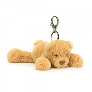 Porta-Chaves Jellycat Smudge Bear,13cm x 6cm x 16cm Marrom | Portugal CLUZN-6948