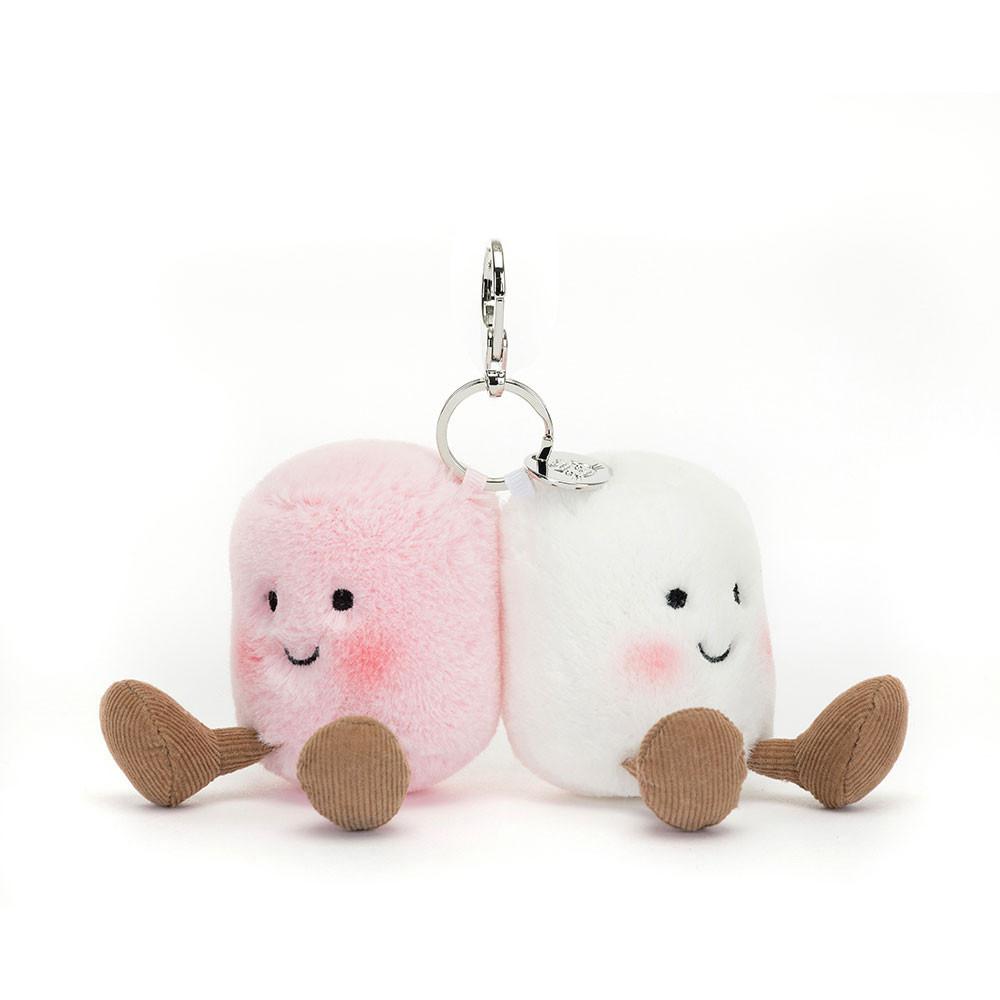 Anfíbios E Répteis Jellycat Amuseables Pair of Marshmallows,15cm x 11cm x 5cm Rosa | Portugal  UGZHO-5196