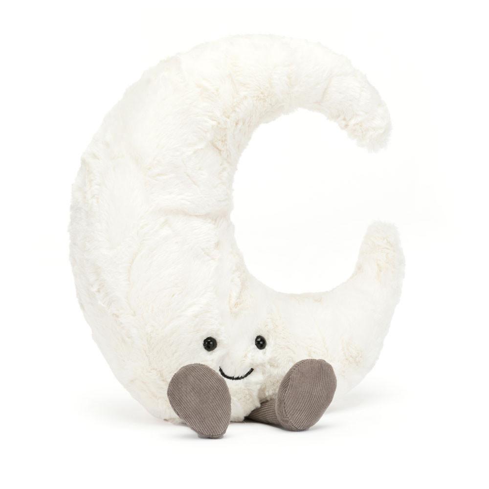 Bebé Jellycat Amuseables Moon,27cm x 18cm x 8cm Branco | Portugal  UCWPT-8237