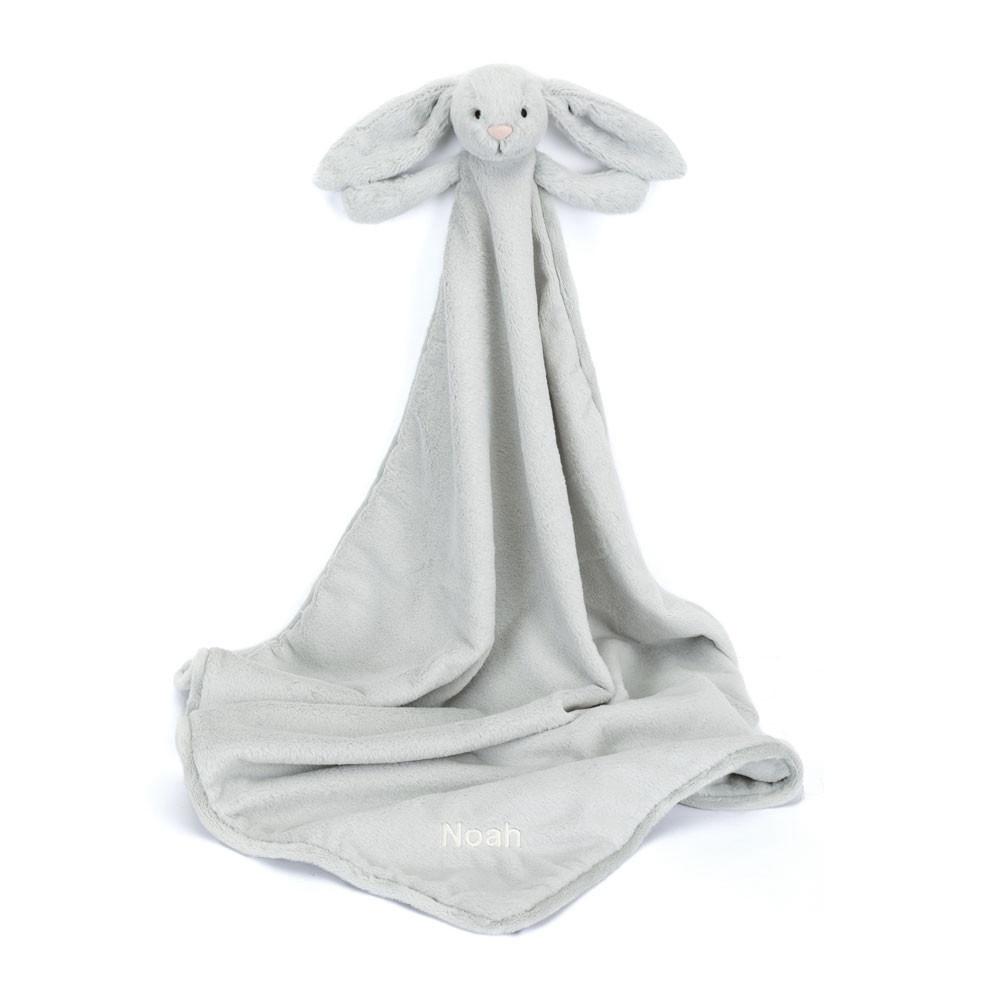 Bebé Jellycat Bashful Coelhinha Blankie,56cm x 70cm x 9cm Cinzentas | Portugal  DVMTZ-0948