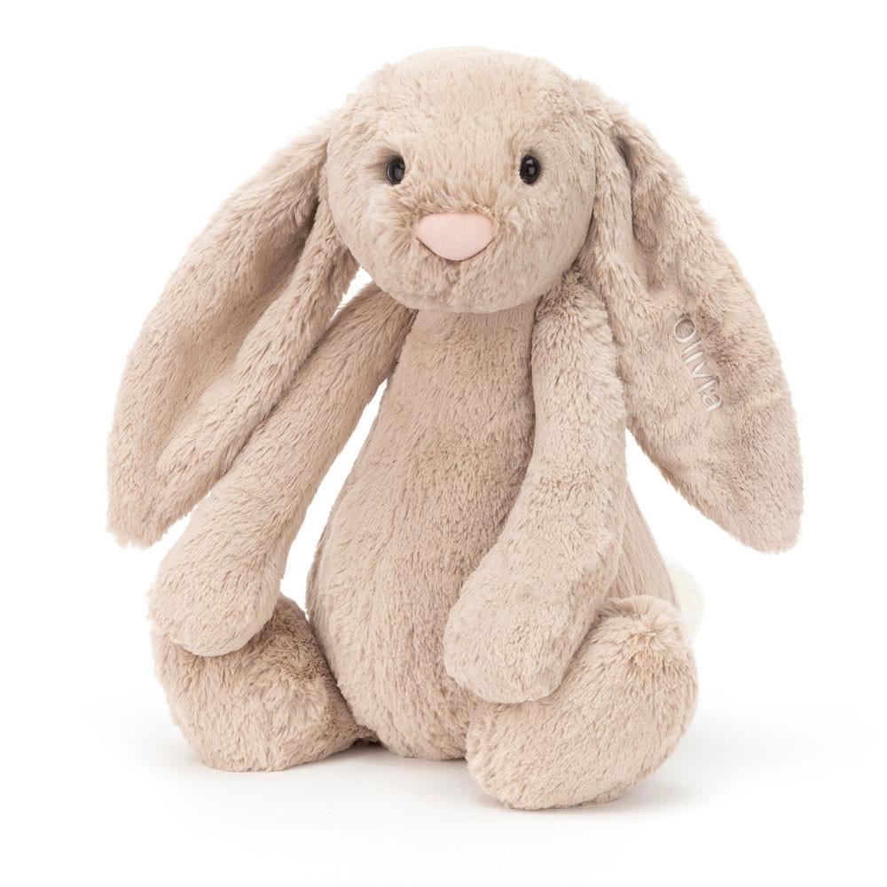 Bebé Jellycat Bashful Coelhinha Huge,51cm x 21cm x 12cm Bege | Portugal  LDQUV-8026