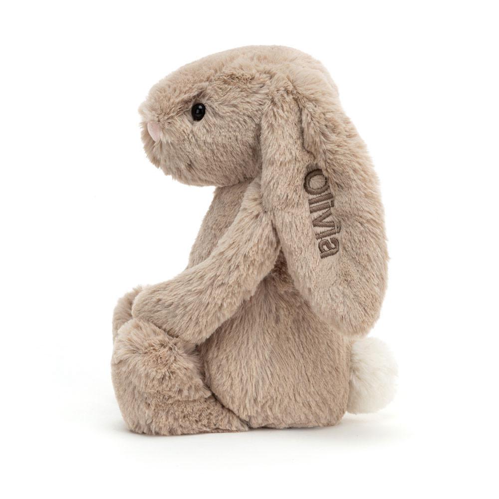 Bebé Jellycat Bashful Coelhinha Medium,31cm x 12cm x 9cm Bege | Portugal  HMTNI-9371