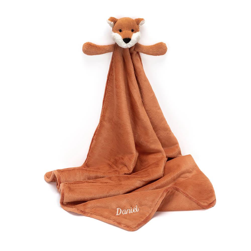 Bebé Jellycat Bashful Fox Cub Blankie,56cm x 70cm x 9cm Laranja | Portugal  ZOVNW-4876