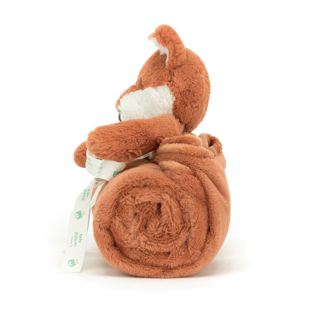 Bebé Jellycat Bashful Fox Cub Blankie,56cm x 70cm x 9cm Laranja | Portugal  CKQUB-8312