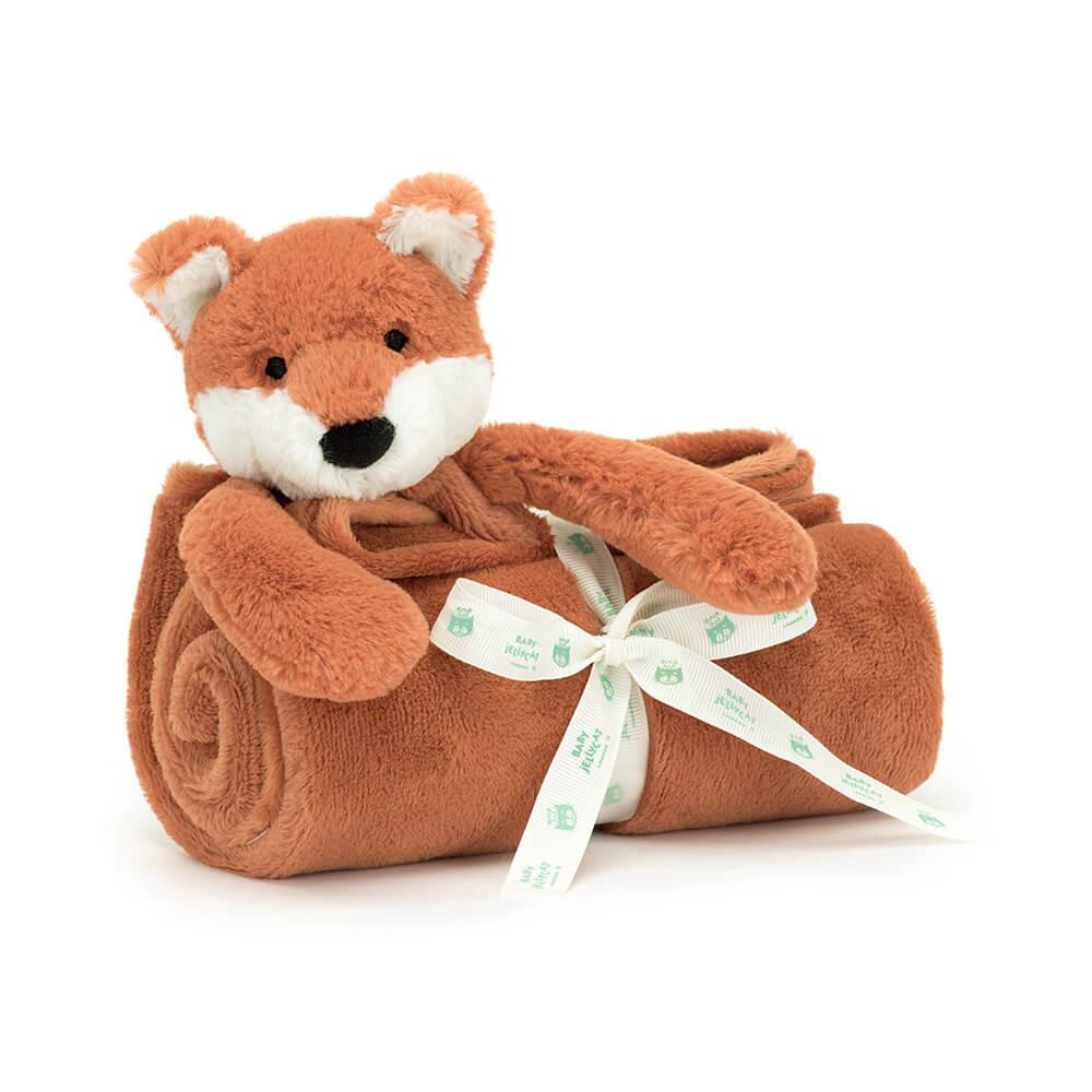 Bebé Jellycat Bashful Fox Cub Blankie,56cm x 70cm x 9cm Laranja | Portugal  CKQUB-8312