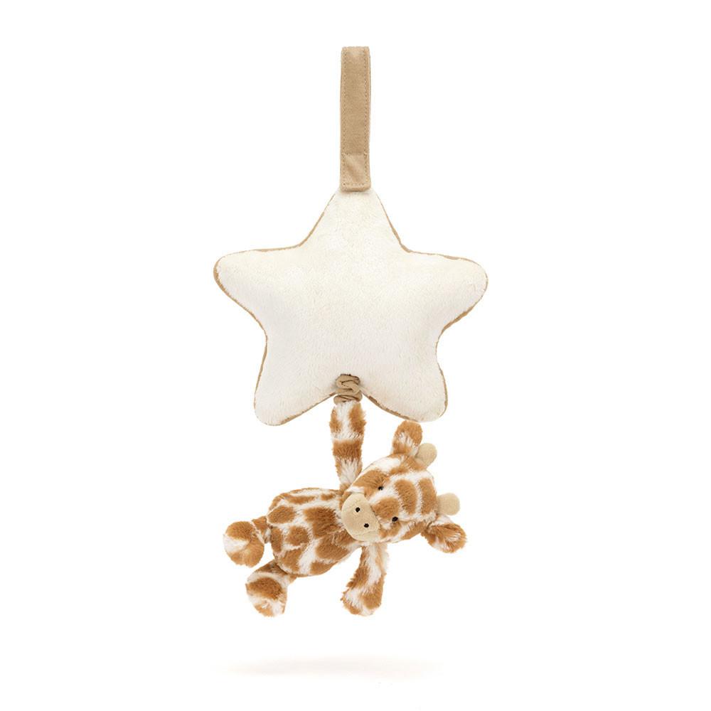 Bebé Jellycat Bashful Giraffe Musical Pull,30cm x 20cm x 6cm Laranja | Portugal  HZTKA-1538