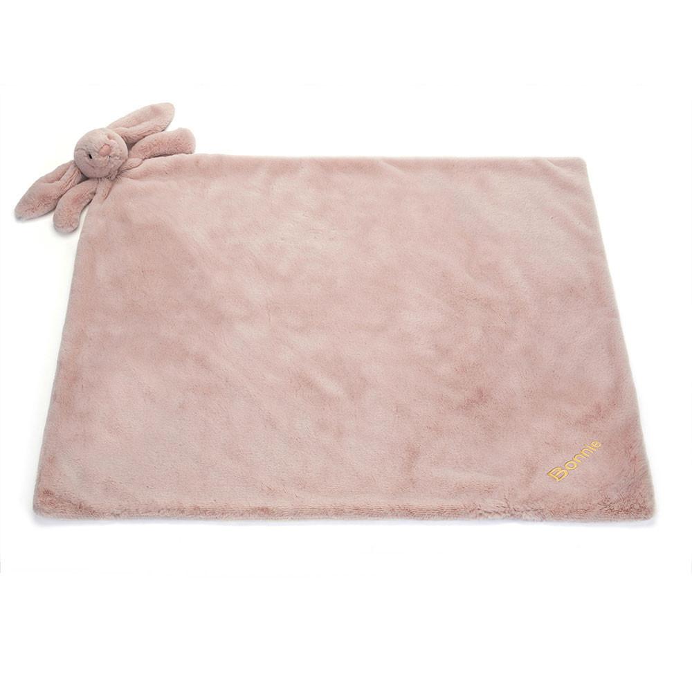 Bebé Jellycat Bashful Luxe Coelhinha Blankie,56cm x 70cm x 9cm Rosa | Portugal  OHICB-9603