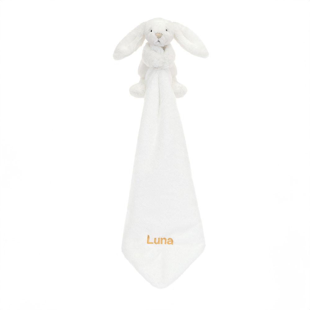 Bebé Jellycat Bashful Luxe Coelhinha Luna,15cm x 34cm x 34cm Branco | Portugal  QUYBF-6098