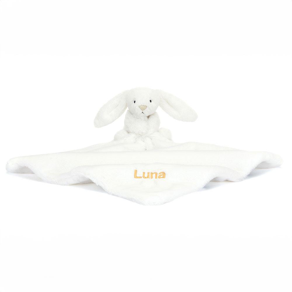 Bebé Jellycat Bashful Luxe Coelhinha Luna,15cm x 34cm x 34cm Branco | Portugal  QUYBF-6098