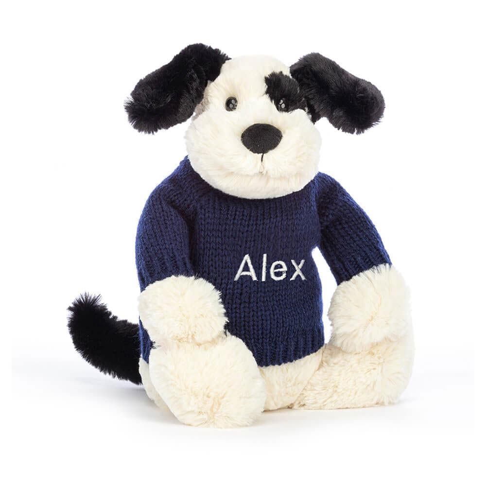 Bebé Jellycat Bashful Puppy,31cm x 12cm x 9cm Branco | Portugal  ULXHG-7069