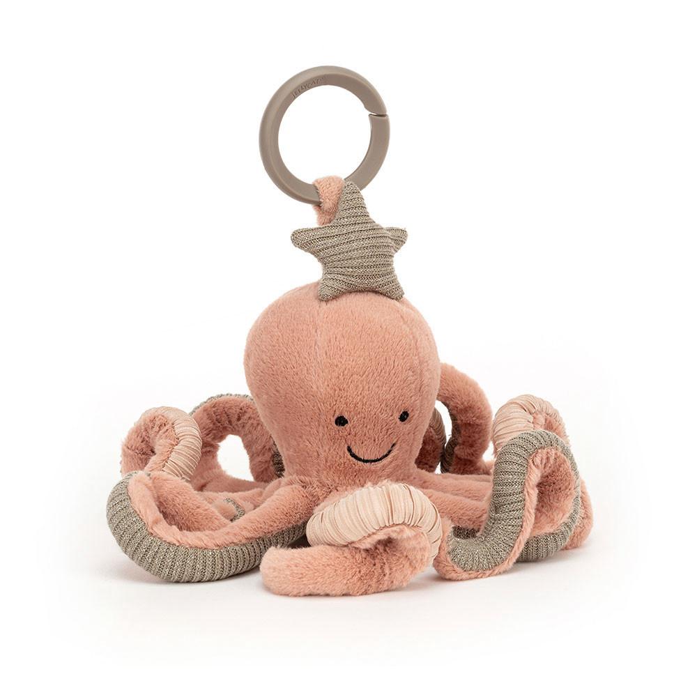Bebé Jellycat Odell Octopus Activity Toy,10cm x 20cm x 20cm Laranja | Portugal  VLCUD-7149