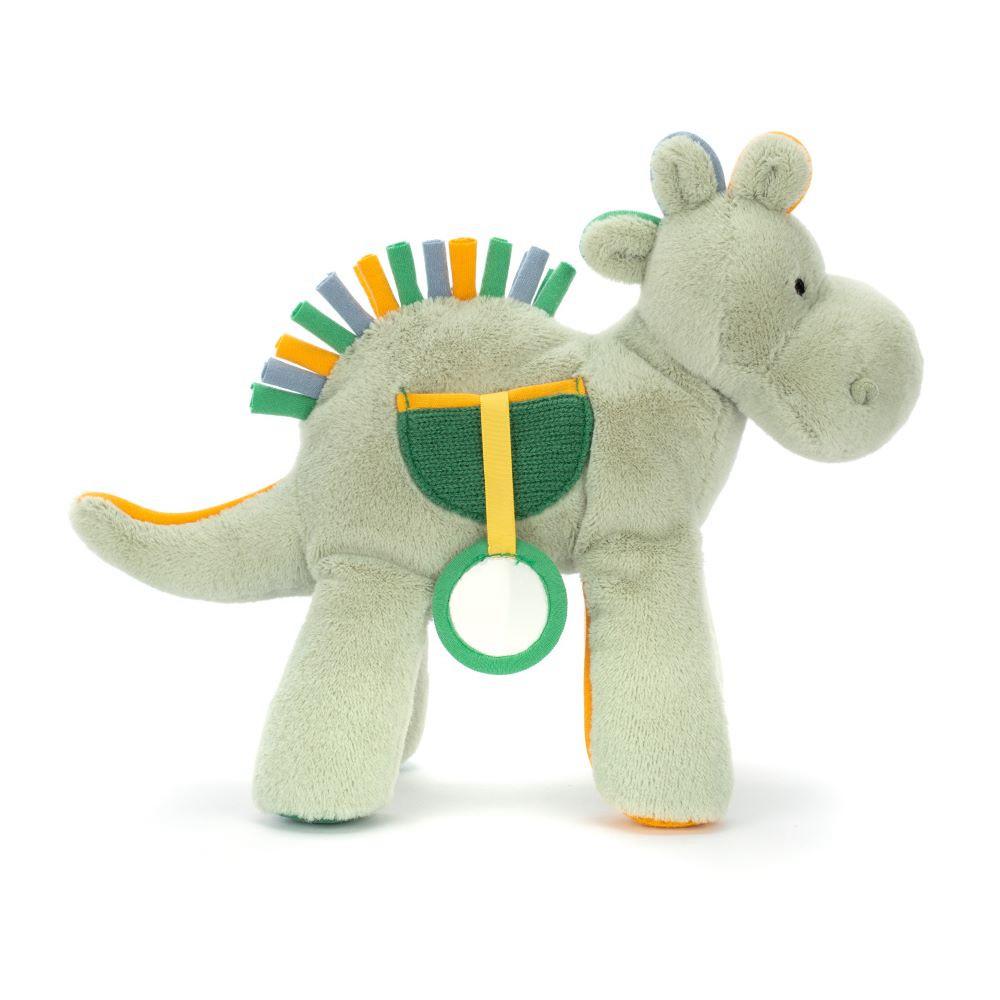 Bebé Jellycat Peek-a-Book Dino Activity Toy,20cm x 8cm Verdes | Portugal  SJMRV-5491