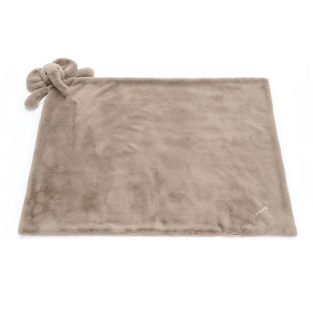 Bebé Jellycat Smudge Elephant Blankie,56cm x 70cm x 9cm Cinzentas | Portugal  VUXGP-5043
