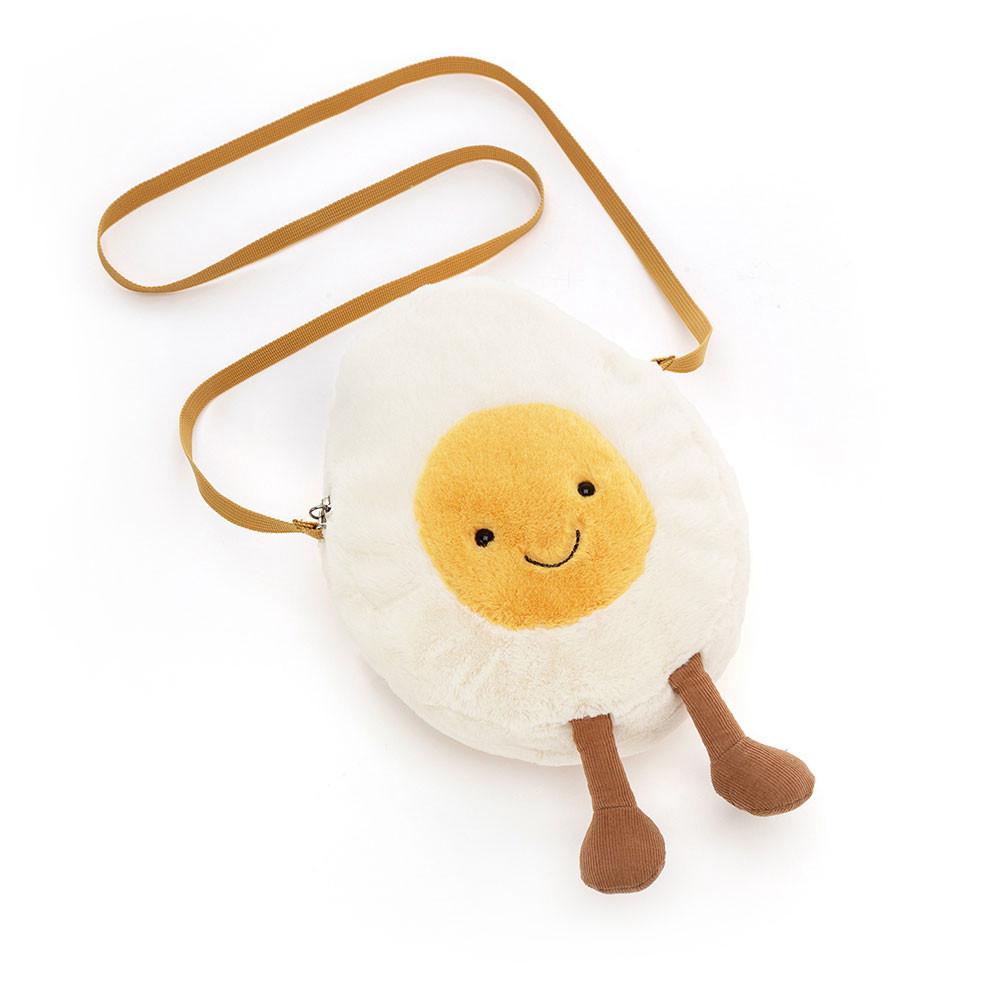Bolsas Jellycat Amuseables Happy Boiled Egg,28cm x 18cm x 10cm Branco | Portugal  LRNUY-6721