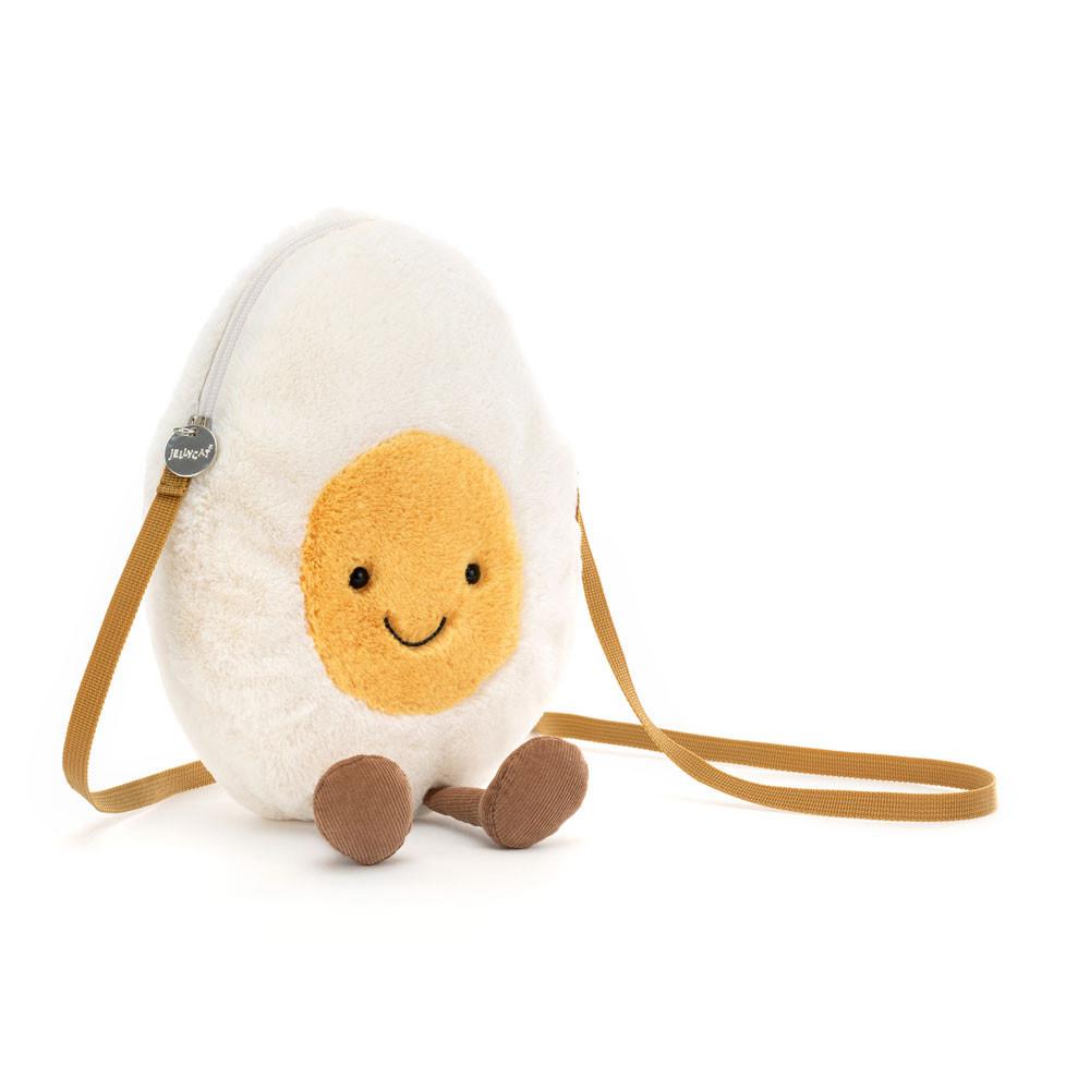Bolsas Jellycat Amuseables Happy Boiled Egg,28cm x 18cm x 10cm Branco | Portugal  LRNUY-6721