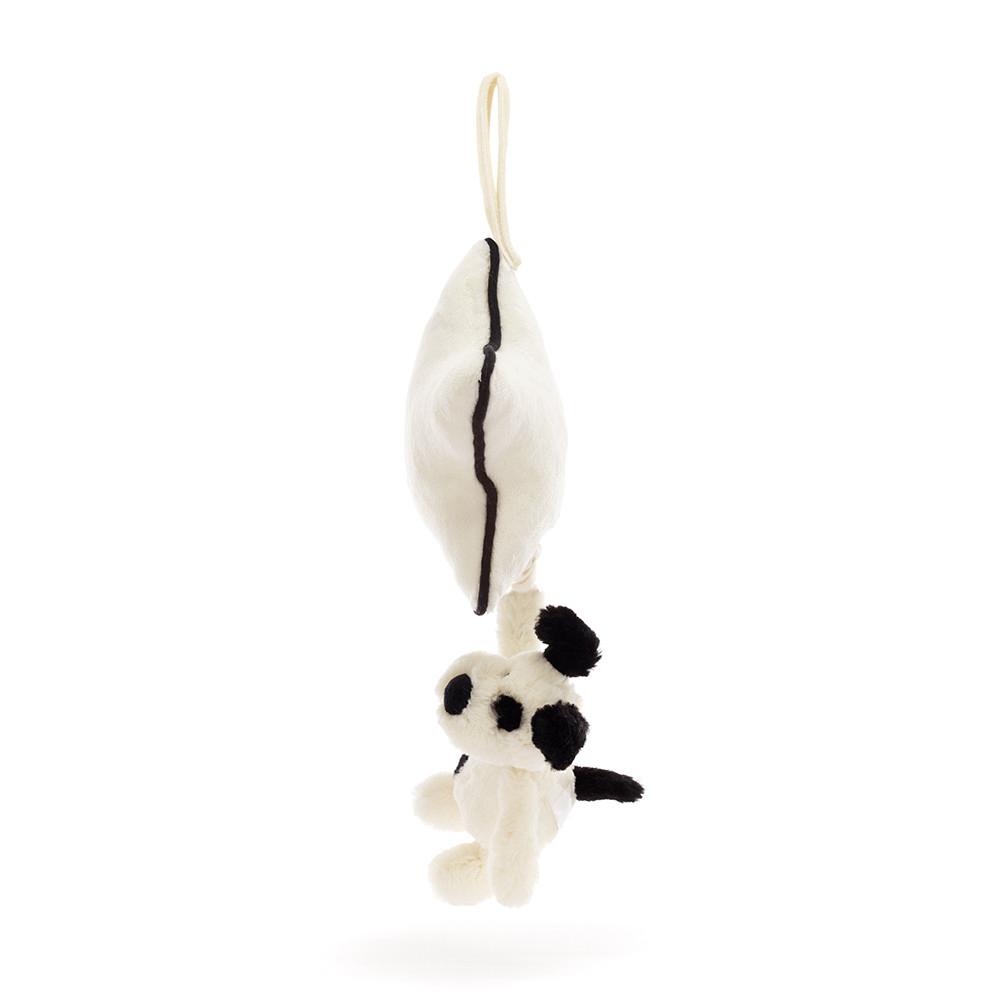 Cachorros Jellycat Bashful Puppy Musical Pull,30cm x 20cm x 6cm Branco | Portugal  BSXYK-1293