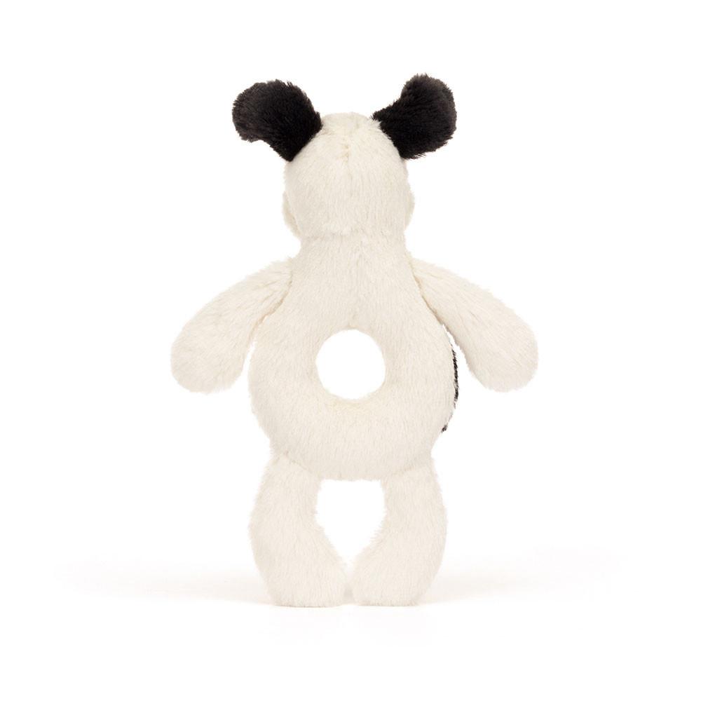 Cachorros Jellycat Bashful Puppy Ring Rattle,18cm x 8cm x 2cm Branco | Portugal  NPYUS-3596